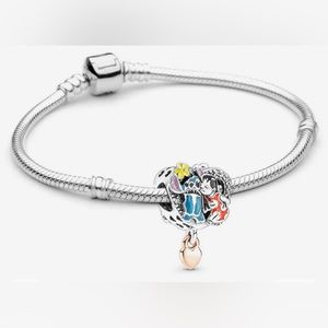 Disney Sterling Silver bracelet LILO n Stitch NWT